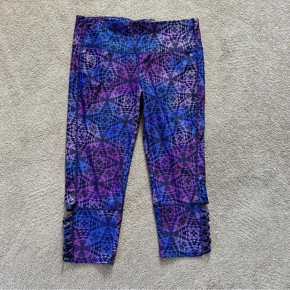 Colorful Patterned Yoga Capris